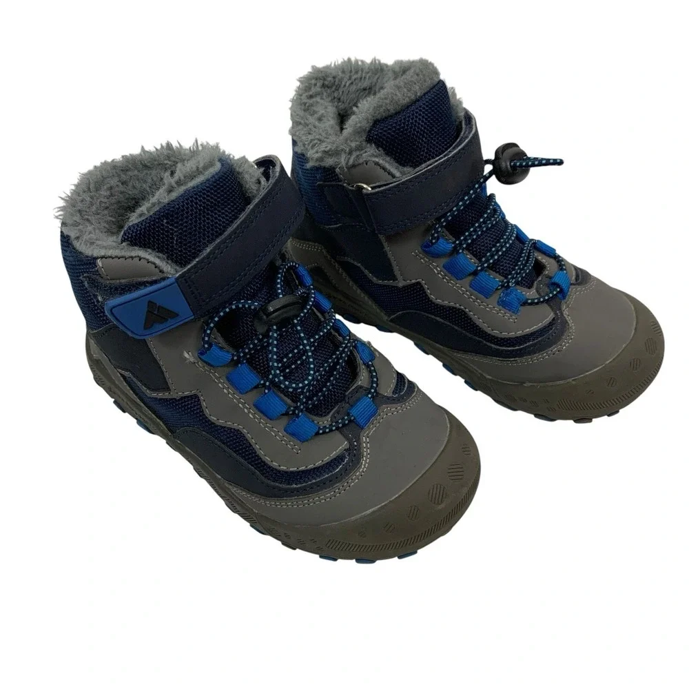 Mishansha Boys Boots 30 Fleece Lined Winter Hiking Waterproof Outdoor‎